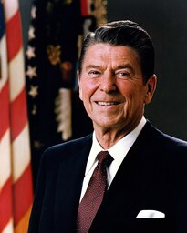 The Official Portrait of President Reagan.